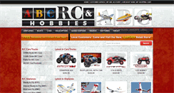 Desktop Screenshot of abcrchobbies.com
